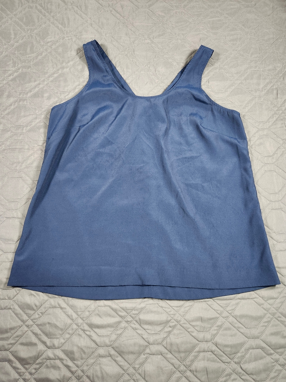 J. Crew Dusty Blue Satin Camisole